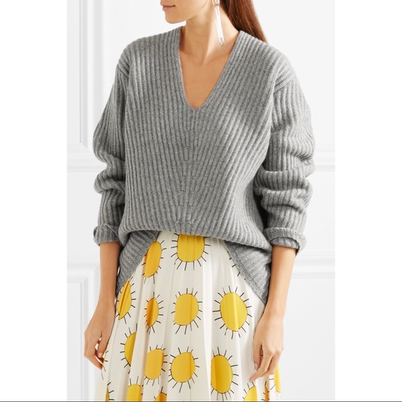 Acne Studios Light Grey Deborah Wool Sweater